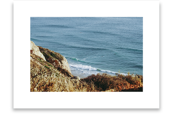 Waves and cliffs, View from cliffs