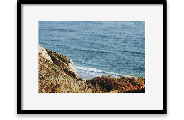 Waves and cliffs, View from cliffs