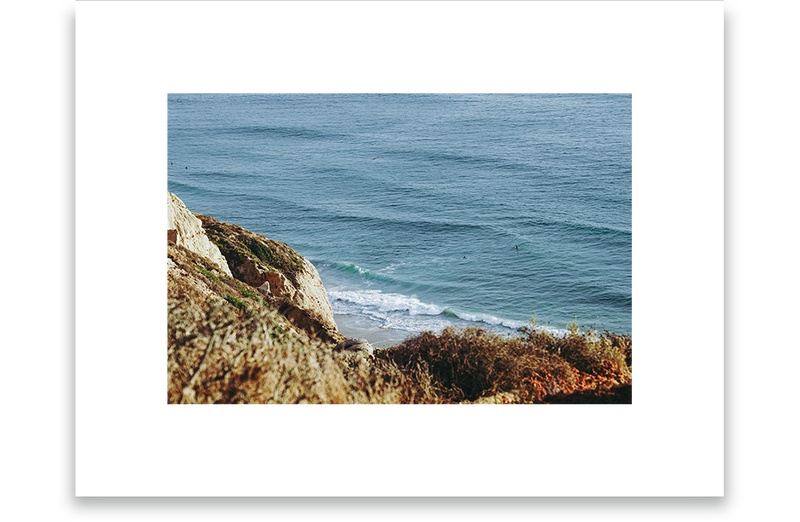 Waves and cliffs, View from cliffs