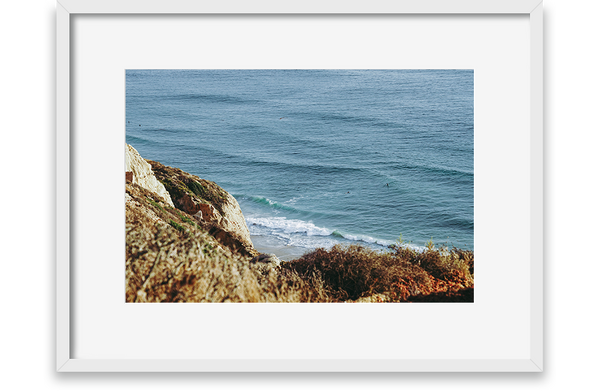 Waves and cliffs, View from cliffs