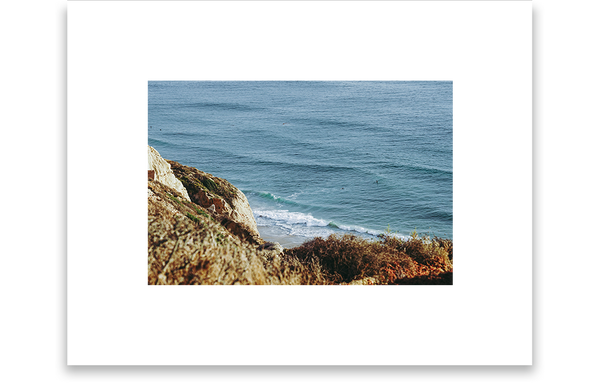 Waves and cliffs, View from cliffs